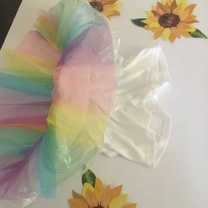 Girl Rainbow skirt